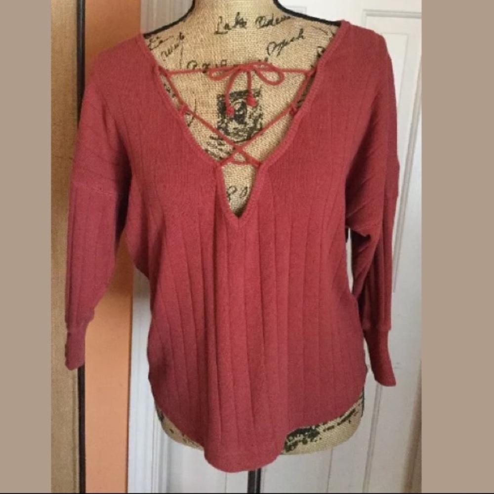 We The Free People Rust Top Small
